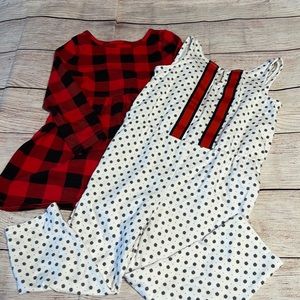 Like new Janie and Jack jumper and Cat and Jack dress